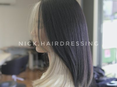 Korean-hair-salon-auckland-colour-underneath-two-tone-투톤염색